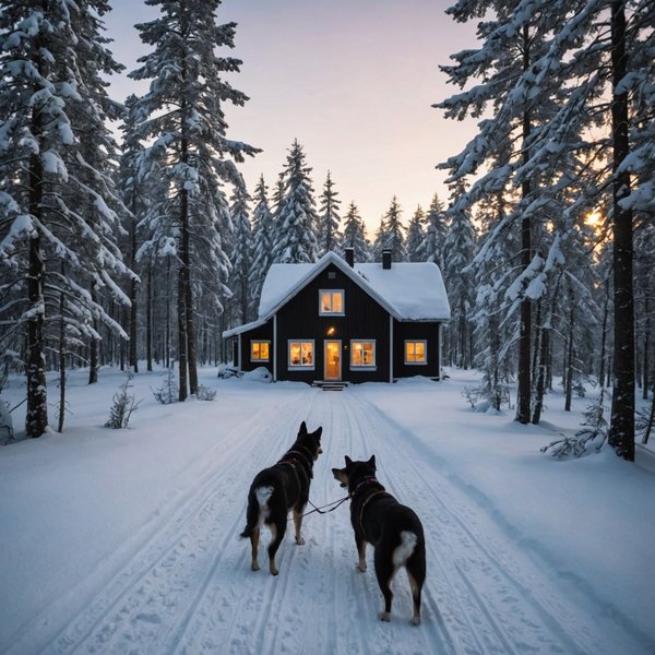 Quels sont les critères pour choisir une maison de vacances en Suède avec des cours de cuisine nordique et des excursions en traîneau à chiens?