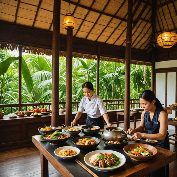 Quels sont les meilleurs hébergements en Thaïlande pour des vacances avec des cours de cuisine thaïlandaise et des massages traditionnels?