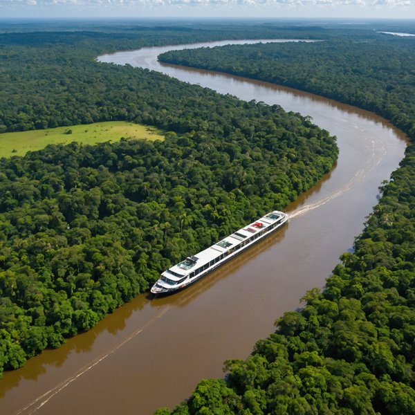 Quels sont les meilleurs itinéraires pour une croisière sur le fleuve Amazone, Brésil?