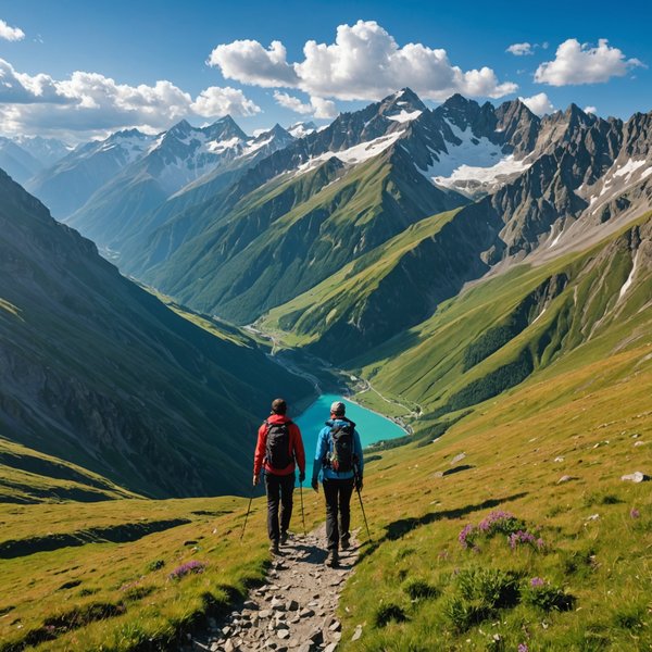 Où participer à une expédition de trekking dans les montagnes du Caucase, Géorgie?